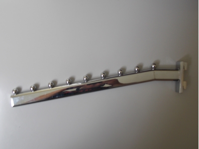 Зображення Кронштейн пелікан овальна труба в стійку 40 см 9 кульок 