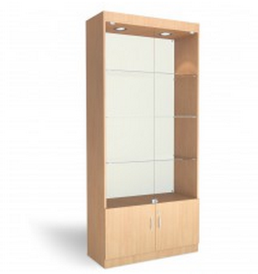 Изображение Вітрина з накопичувачем і підсвічуванням (задня стінка - скло) 2000 * 900 * 350