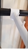  Зображення Кронштейн флейта овальна на перемичку 45 см біла 